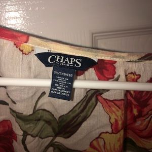 Chaps 2x tropical top